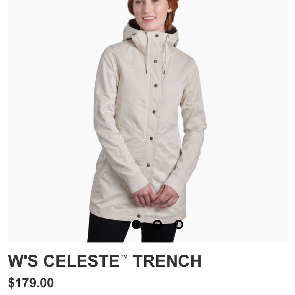 White Sporty Trench Coat